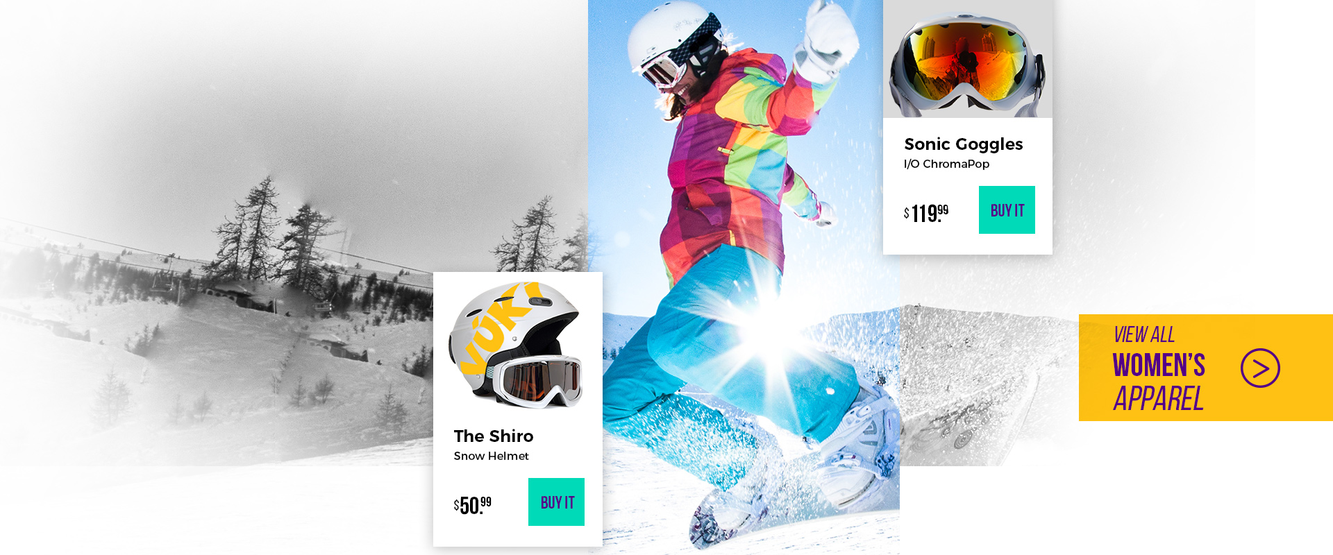 Yuki home page prototype